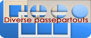 Passepartouts ook op maat gesneden